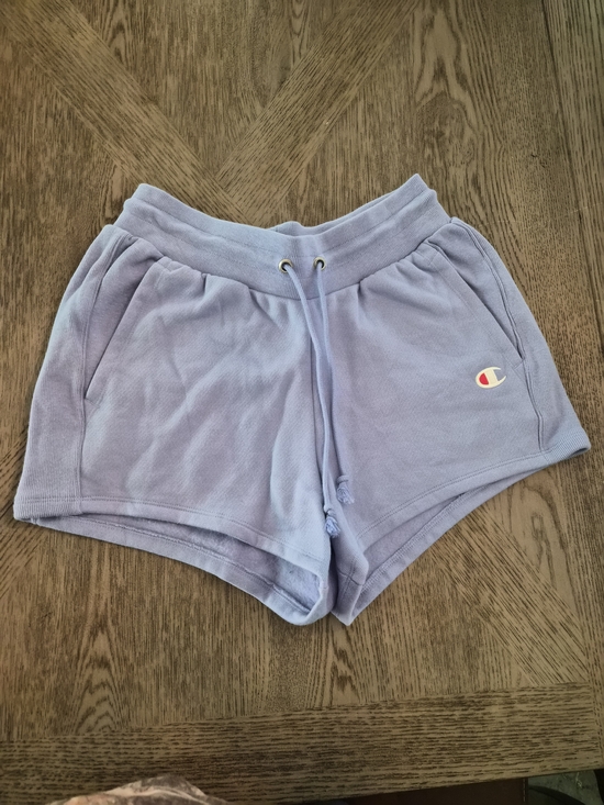 Champion Pants - Champion Lavender Terry Athletic Shorts - Women's